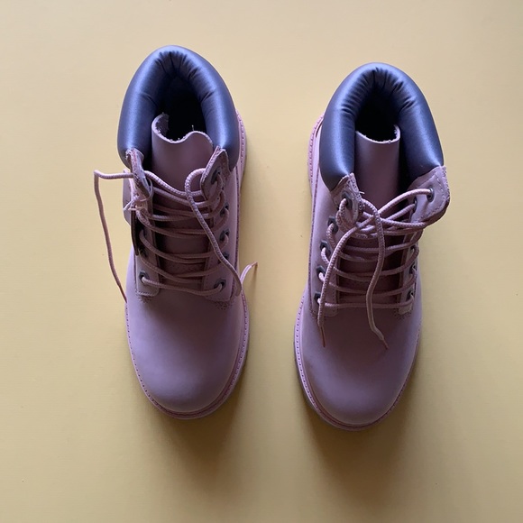 Timberland’s Women’s PREMIUM 6-INCH WATERPROOF BOOTS Light Pink Nubuck 4 M - Picture 7 of 13